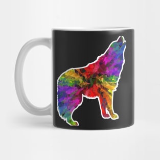 Lone Wolf Polygon Mug